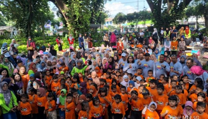 Dinas LHKP Kota Kediri Gelar Lomba Mewarnai World Clean Up Day di Hutan Joyoboyo