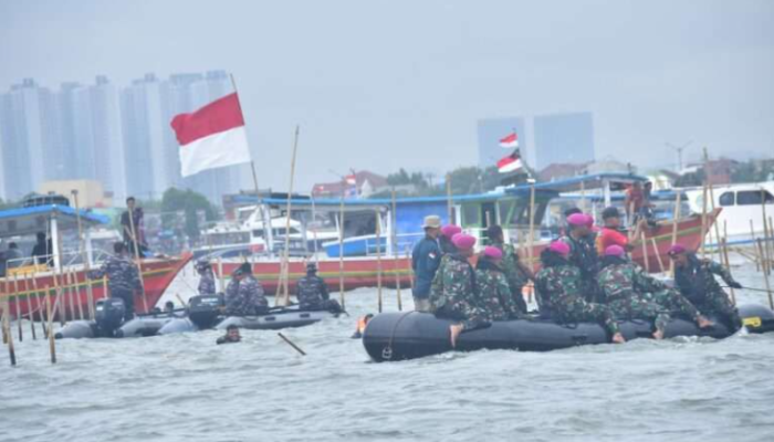 Dalang Pemagaran Laut Tangerang Diminta Tanggung Biaya Pembongkaran