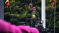 Dankormar Mayjen TNI Suhartono berpamitan kepada ribuan prajurit