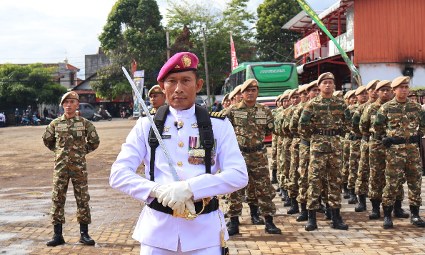 Danlanal Malang Pimpin Upacara Hari Dharma Samudera 2026 di Kota Batu