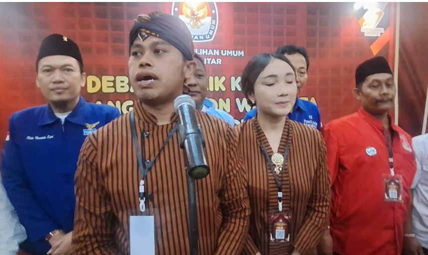 Debat Ketiga Pilkada Kota Blitar, Ibin-Elim Optimis Menang