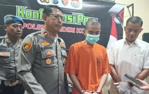 Detik-Detik Pencurian Motor dan Penangkapan Pelaku di Kota Kediri