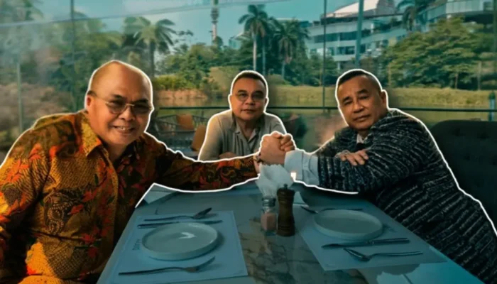 Dimediasi Sufmi Dasco, Pertemuan Hotman Paris dan PWI Berakhir Salam Komando