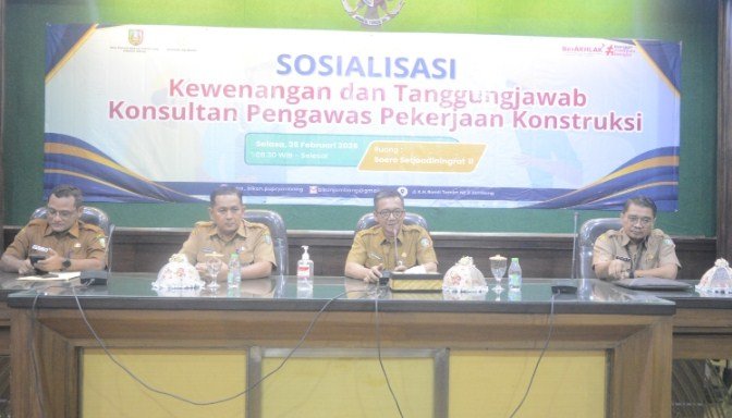 Dinas PUPR Jombang Sosialisasikan Kewenangan dan Tanggungjawab Konsultan Pengawas Pekerjaan Kontruksi