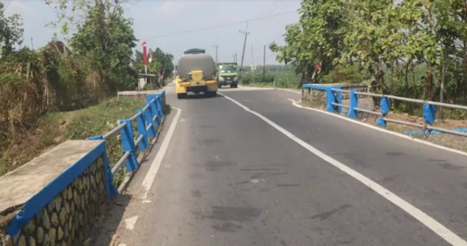 Dinas PUPR Kabupaten Jombang Lakukan Rekonstruksi Ruas Jalan Kabuh – Tapen