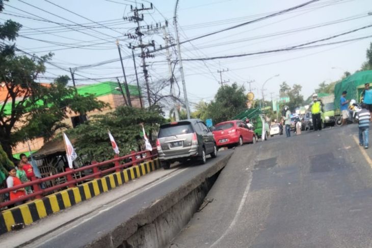 Dishub Lamongan Persiapkan 2 jalan alternatif Paska Amblesnya Jembatan Ngaglik