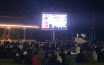 Fatatoh Hironi Ulya Gelorakan Semangat Nasionalisme Lewat Nobar Timnas di Kanigoro Blitar
