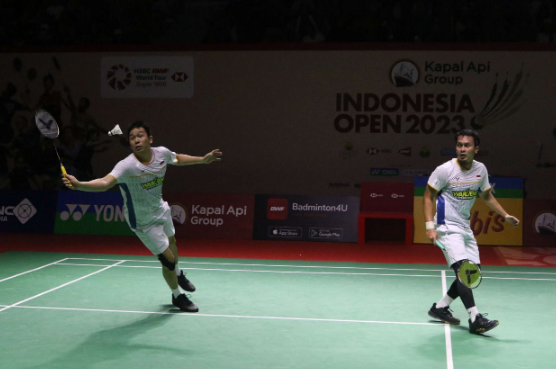 Ganda Putra Indonesia Ini Bikin Heboh di Japan Open