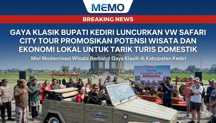 Gaya Klasik Wali Kota Kediri Luncurkan VW Safari City Tour Promosikan Potensi Wisata dan Ekonomi Lokal Untuk Tarik Turis Domestik