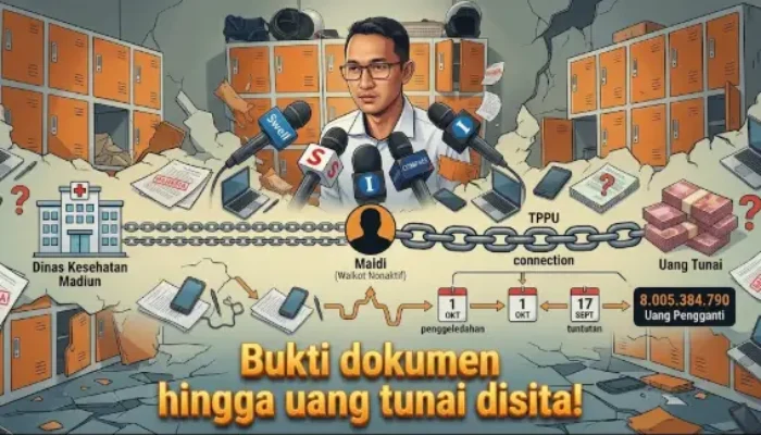 Geledah Kantor Dinas Kesehatan Kota Madiun KPK Temukan Segebok Uang dan Dokumen