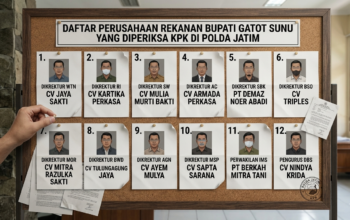 Berburu Aliran Suap Gatut Sunu: Menguliti Skema ‘Arisan Culas’ 12 Bos Rekanan di Polda Jatim