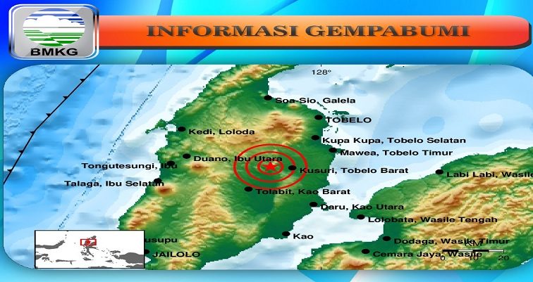 Gempa M5 Guncang Tibelo Maluku Utara, Rumah dan Tempat Ibadah Rusak