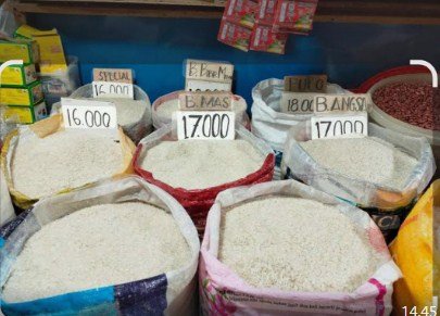 Harga Beras di Jombang Meroket Drastis, Pedagang dan UMKM Tercekik Gagal Panen