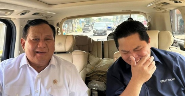 Heboh! Menteri Erick dan Prabowo Tertawa Lebih Dari Biasanya!