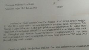 Demi Kejar Target Lunas PBB, Camat Pare Berlakukan Ambil Rapor dan PPDB Harus Lunas PBB