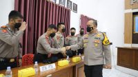 Kapolres Kediri Kota Sambut Mahasiswa STIK-PTIK Angkatan Ke 79 Widya Tunggal Panaluan