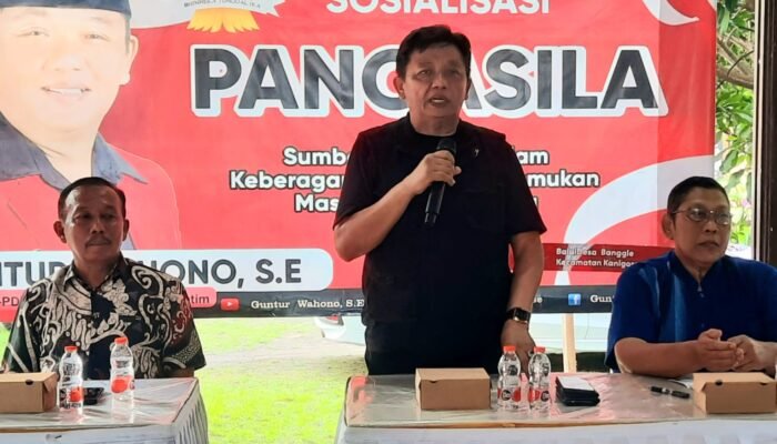 Guntur Wahono Dorong Potensi Ekonomi Pasar Banggle Lewat Sosialisasi KMP