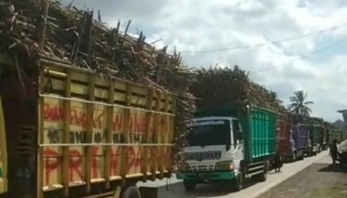 Truk Tebu RMI Timbulkan Kemacetan Panjang, Warga Rejoso Resah