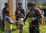 Satgas Yonif 511/DY Lakukan Anjangsana ke Lembaga Masyarakat Adat di Tiom Lanny Jaya