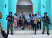 Ibadah Bersama Warga, Satgas Pamtas RI-PNG Yonif 511/DY Semakin Dicintai Masyarakat Distrik Karubaga