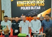 Polres Blitar Ungkap Berbagai Kasus Kejahatan Termasuk Pencurian Kotak Amal Bablas Dipenjara