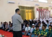 174 Siswa SMKN 1 Kertosono Ikuti  Bimbingan Dan Penyuluhan Bahaya Narkoba Dan Kenakalan Remaja Dari Unit Binmas Polres Nganjuk