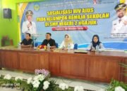 KPAD Masuk Sekolah,  Beri Wawasan Bahaya HIV – AIDS Di SMPN 2 Nganjuk