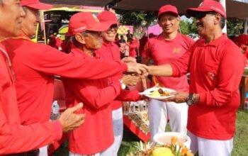 Sekda Kota Blitar dan Ketua STI Kompak Dorong Gerakan Hidup Sehat di Peringatan HATERI ke-40