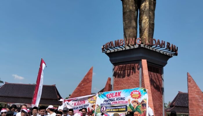 Harga Anjlok, Ratusan Peternak Rakyat Bagikan Satu Juta Telur Gratis