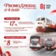 HUT ke-81 RI, KAI Daop 7 Madiun Tebar Diskon Tiket 17 Persen untuk Perjalanan 17 Agustus