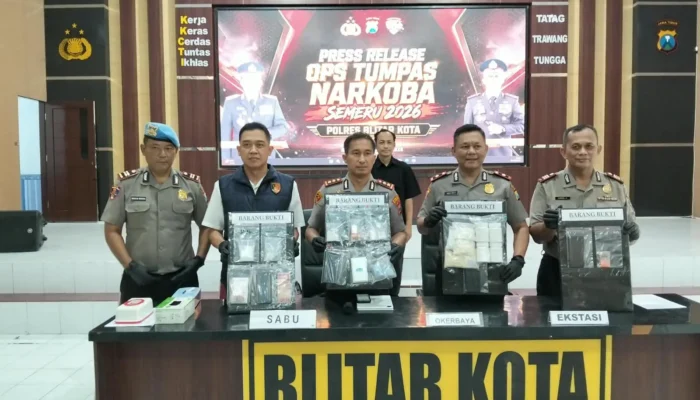 Sabu dari Madiun dan Tulungagung Mengalir ke Blitar, Polisi Bongkar Modus Ranjau dan Paket Eceran