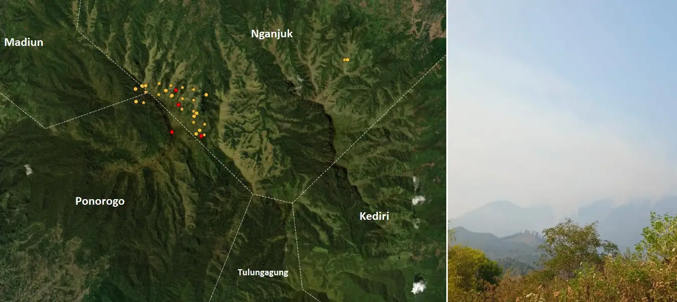 Update Pengamatan Visual BMKG Kebakaran di Kawasan Puncak Gunung Wilis 2 IMG 20260917 WA0019