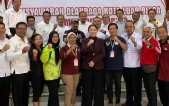 Elim Tyu Samba Menangi Musorkotlub, Resmi Nahkodai KONI Kota Blitar