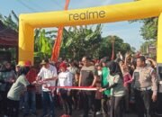 Membludak !!! Ribuan Peserta Jalan Sehat Banjiri Jalan Desa, Bupati Beri Apresiasi