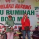 Hj Ruminah Deklarasikan Diri Maju Pilkades 2027, Ribuan Peserta Jalan Sehat Mengamini