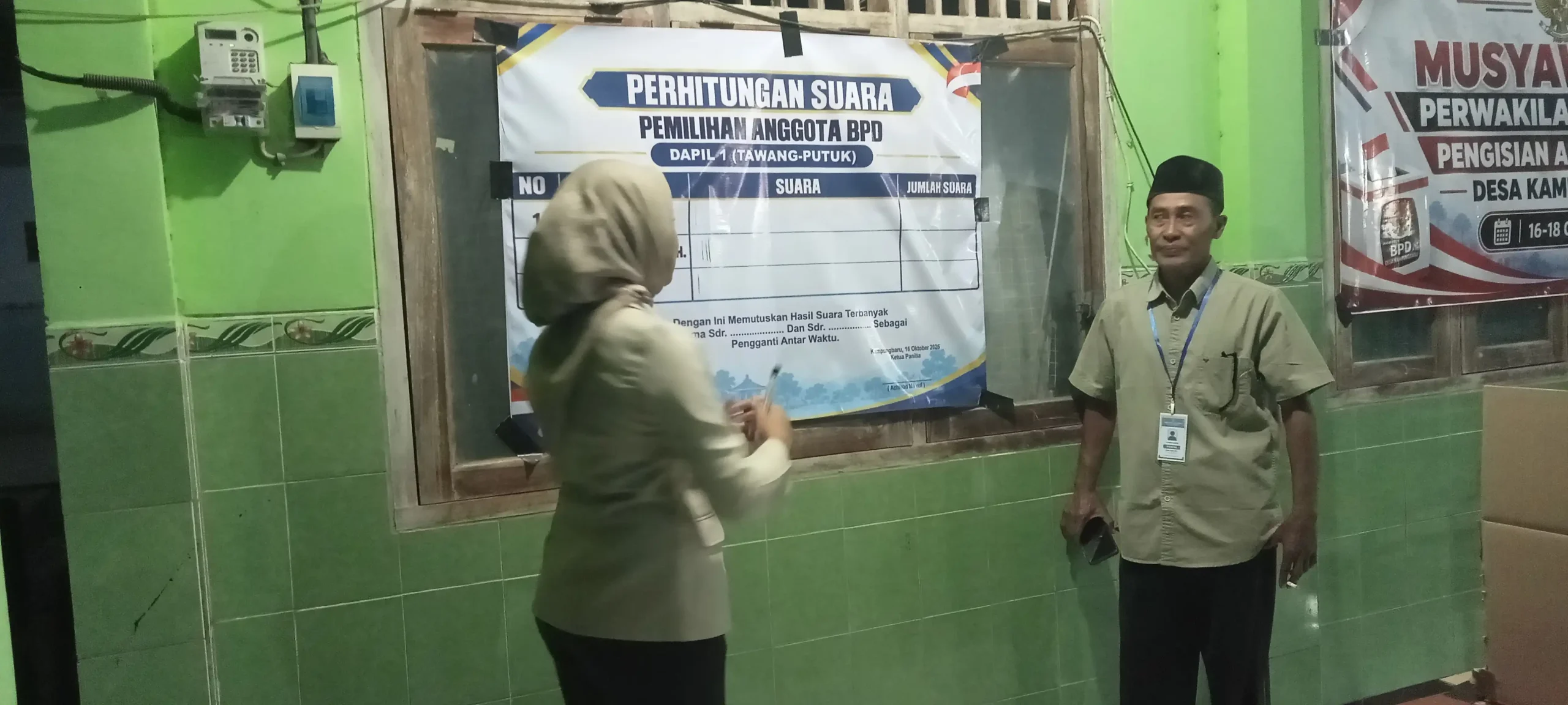 Hari Pertama Pemilihan BPD Kampungbaru Terpantau Seru, Incumbent Tumbang,Satu Calon Mengundurkan Diri 2 IMG20261016202945 scaled