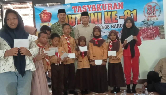 Kapten Arm Jianto : Santunan Anak Yatim Bentuk Penerapan Pancasila Dalam Tndakan