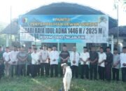 Rayakan Idul Adha 1446 H, Kodim 0810 Nganjuk Kurban 2 Sapi dan 3 Kambing