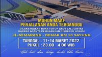 Jalur Pantura Semarang-Demak di Sayung Bakal Terganggu 4 Hari