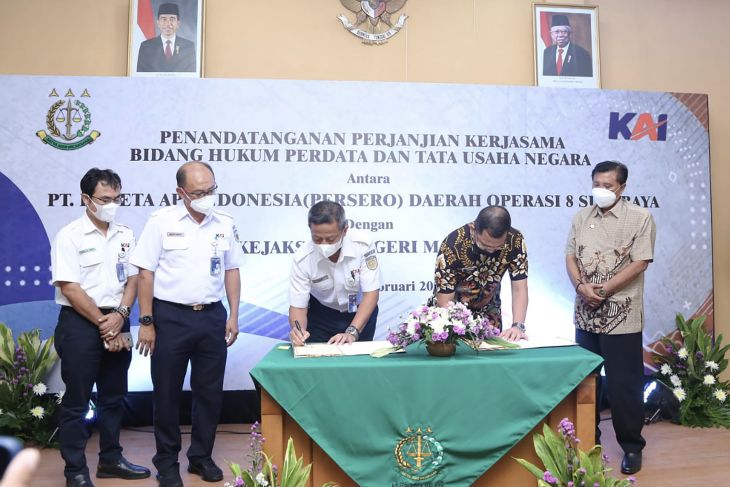 KAI Daop 8 gandeng Kejari Malang untuk penyelamatan aset