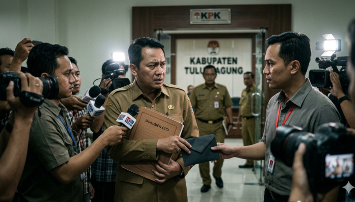 KPK Selidiki Asal Muasal Uang Setoran Belasan Kepala Dinas Untuk Bupati Tulungagung