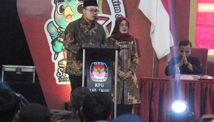KPU Kab Kediri Tetapkan Bupati dan Wakil Bupati Terpilih Pereode 2024-2029