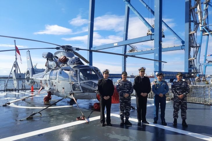 Kapal perang angkatan laut RI-Siprus gelar latihan bersama