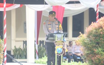 Kapolres Bondowoso Pimpin Apel Kesiapan Pengamanan Nataru Tahun 2024