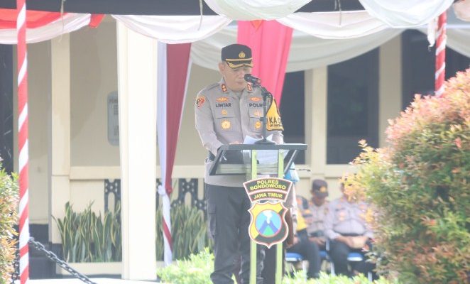 Kapolres Bondowoso Pimpin Apel Kesiapan Pengamanan Nataru Tahun 2024