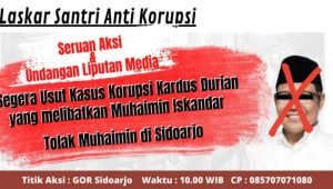 Kasus Korupsi Kardus Durian  Bergema di Momen Festifal Gus Muhaimin Next 2024