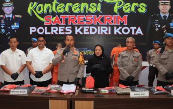 Kawanan Rampok Minmarket di Kota Kediri Diringkus,  Miris Ada Yang Bersenjata Air Soft Gun