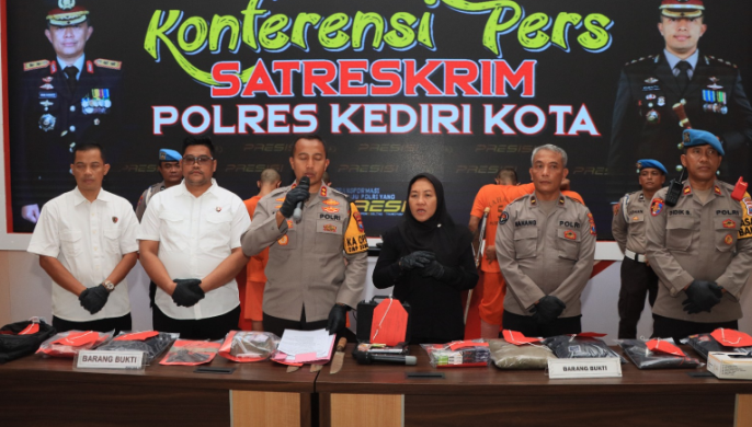 Kawanan Rampok Minmarket di Kota Kediri Diringkus, Miris Ada Yang Bersenjata Air Soft Gun