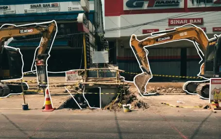 Kejar Target 18 Agustus, Proyek Crossing Drainase Bikin Jalan Panglima Sudirman Kediri Ditutup Total 1 Kejar Target 18 Agustus, Proyek Crossing Drainase Bikin Jalan Panglima Sudirman Kediri Ditutup Total