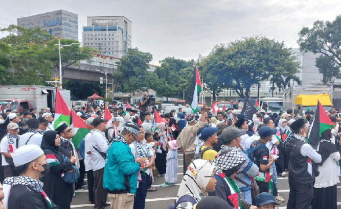 Kepolisian Siaga 1.391 Personel Amankan Aksi Global Gaza